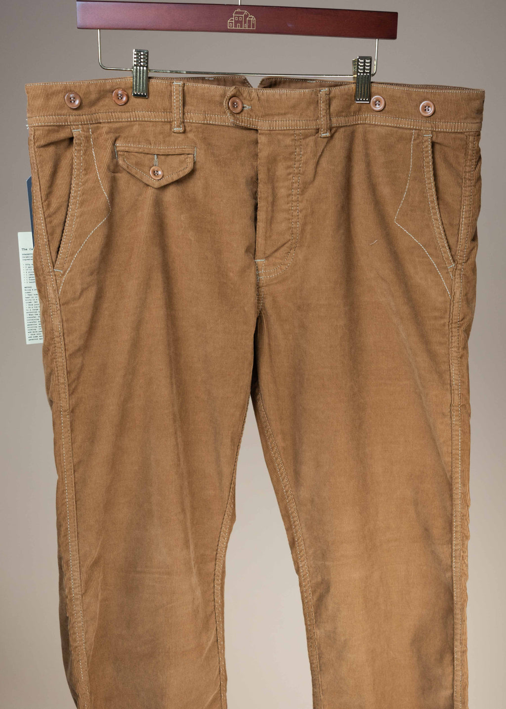 Corduroy Chino Pant - Caramel - Old House Provisions