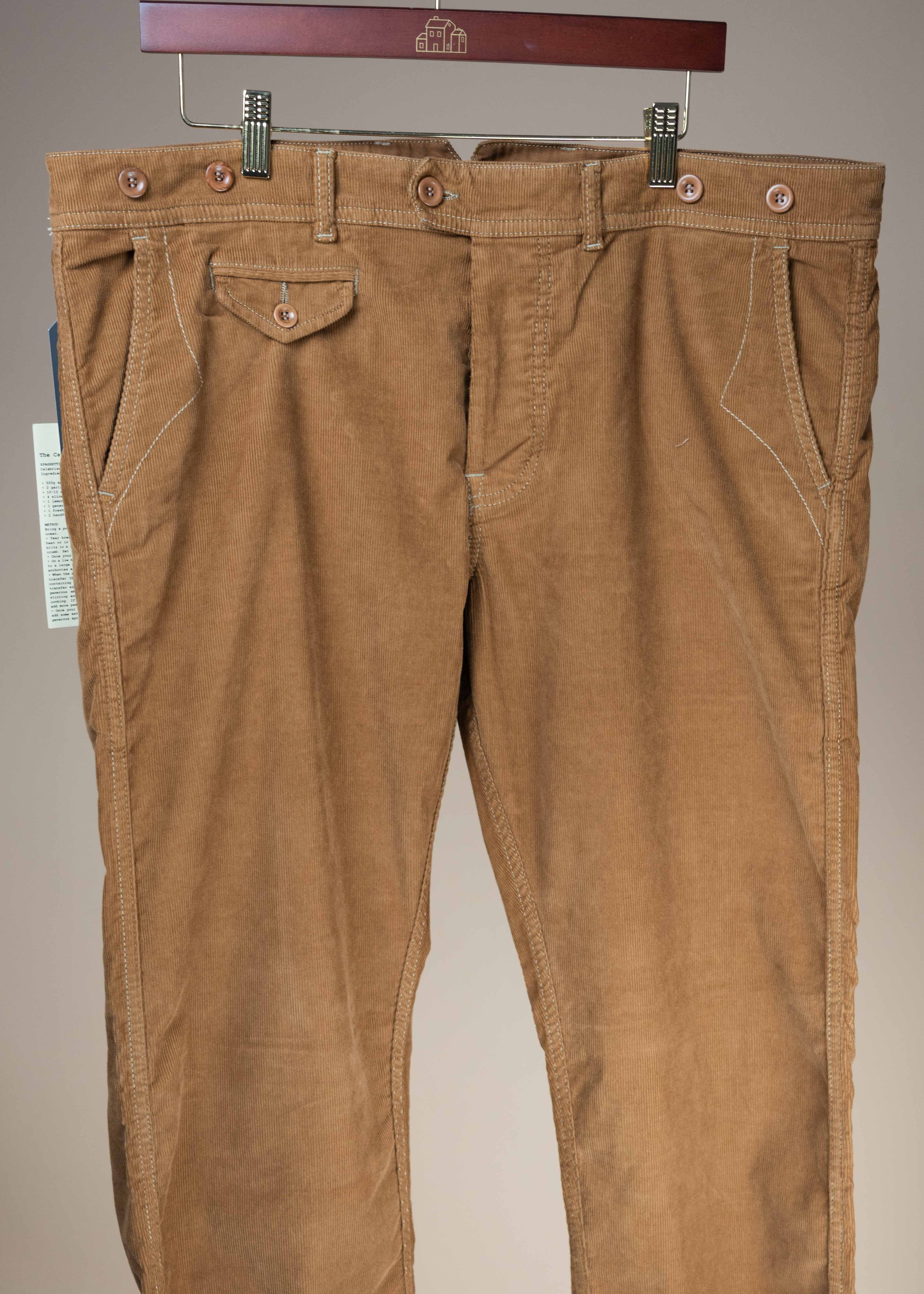 Corduroy Chino Pant - Caramel
