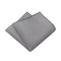 Black and gray cotton linen pocket square with a classic pattern, designed by Simonnot-Godard for stylish accessories.