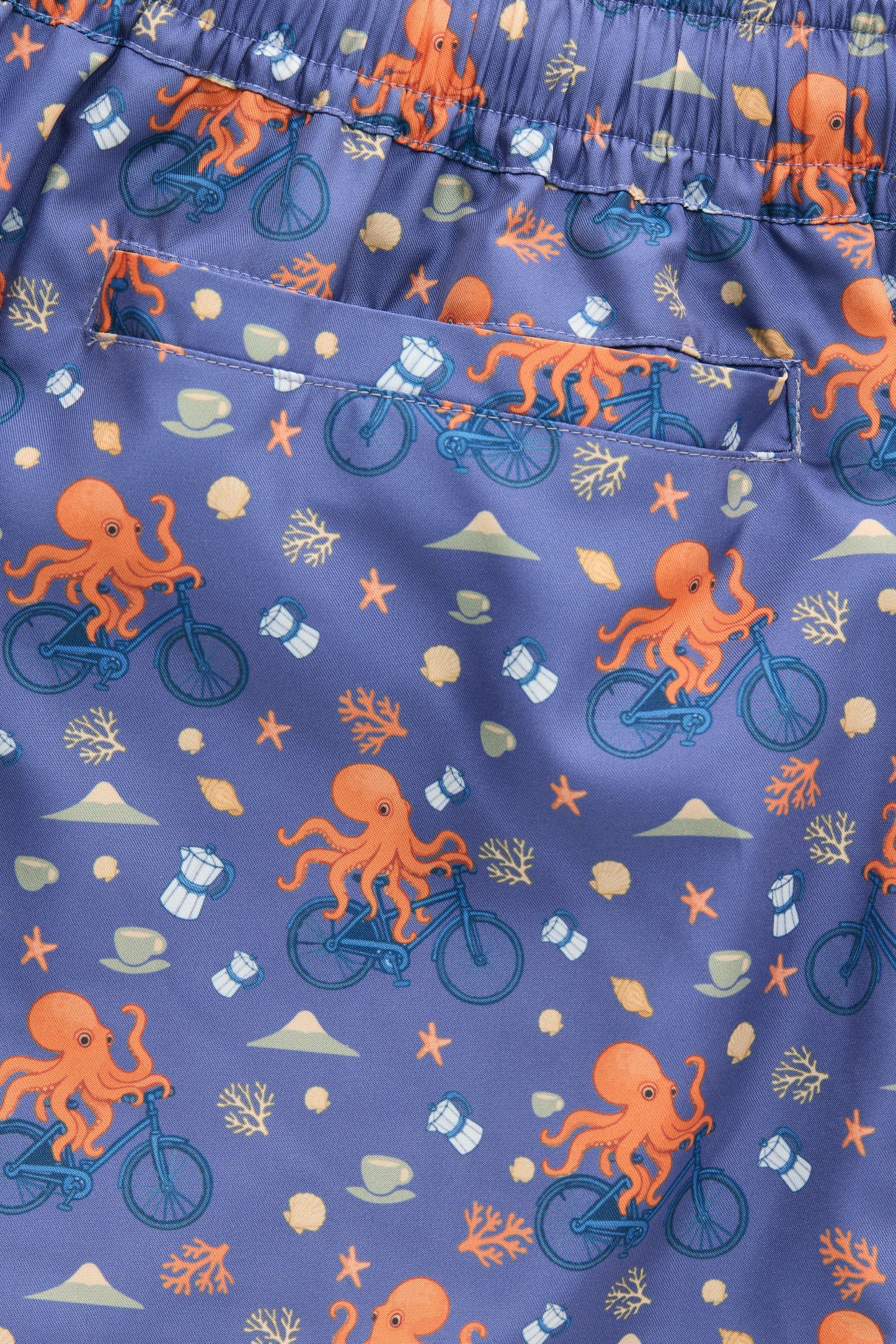 Napoli Themed Swim Shorts 5" Inseam