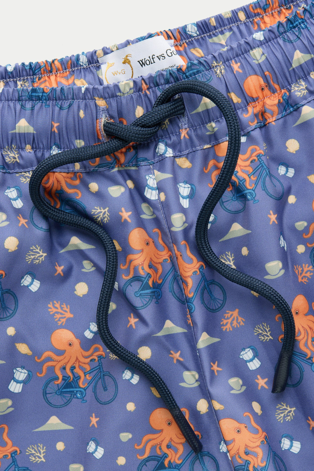 Napoli Themed Swim Shorts 5" Inseam