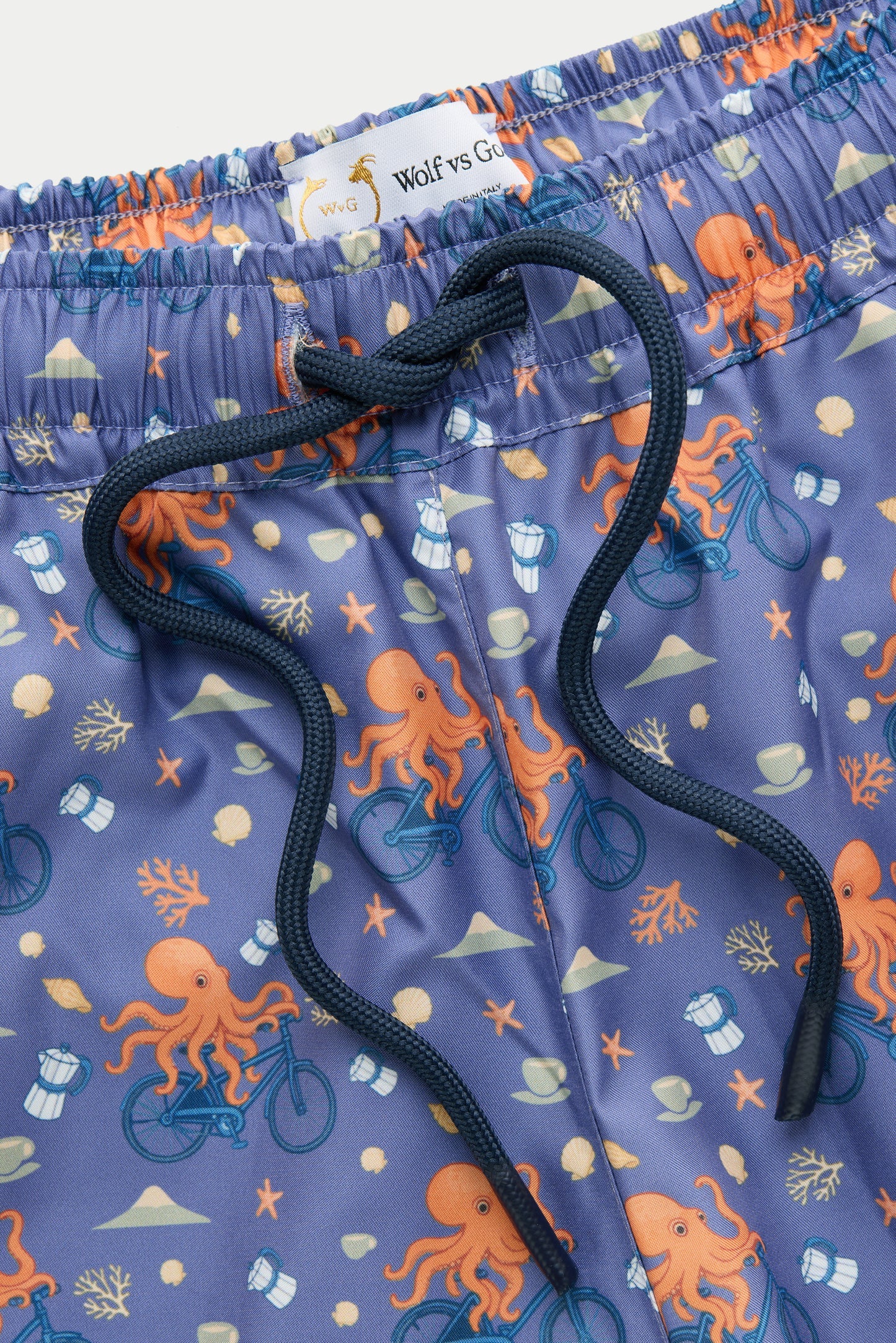 Napoli Themed Swim Shorts 5" Inseam