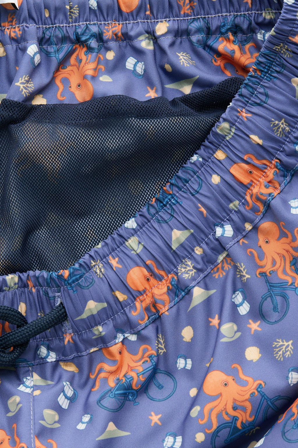 Napoli Themed Swim Shorts 5" Inseam