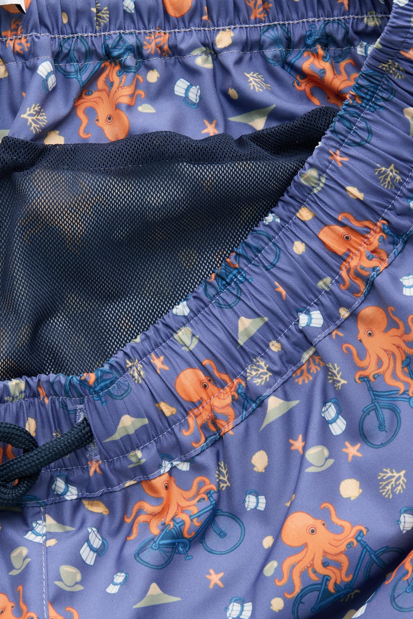 Napoli Themed Swim Shorts 5" Inseam