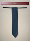 Wool Mohair Untipped Tie - Dark Navy