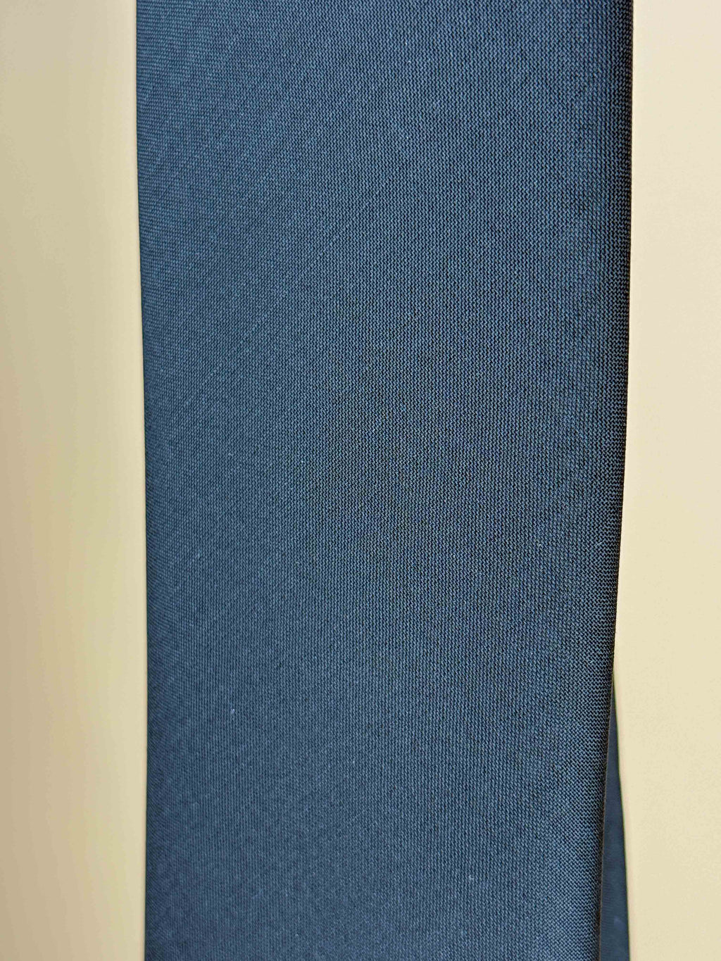 Wool Mohair Untipped Tie - Dark Navy