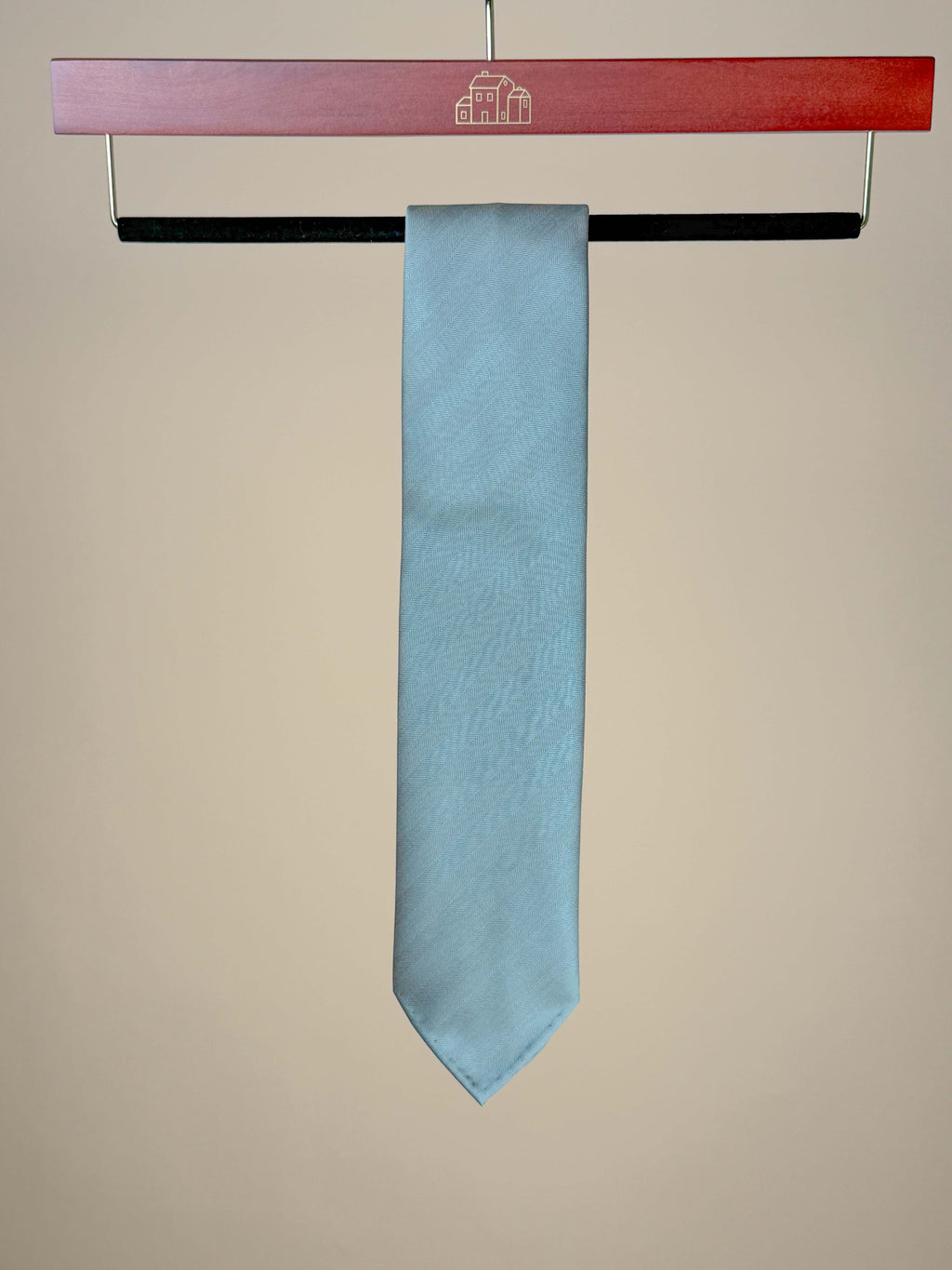 Wool Solaro Untipped Tie - Green