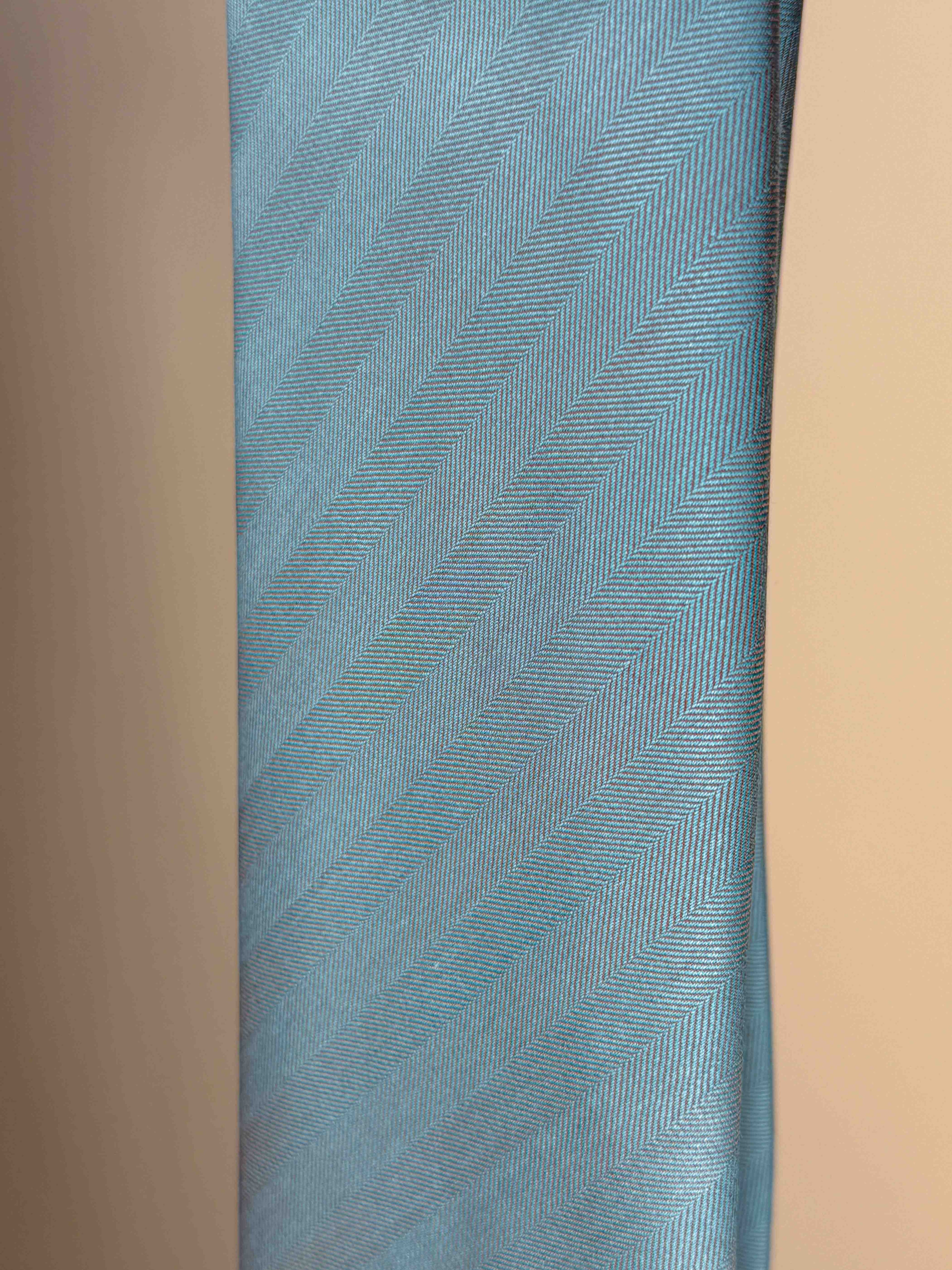 Wool Solaro Untipped Tie - Green