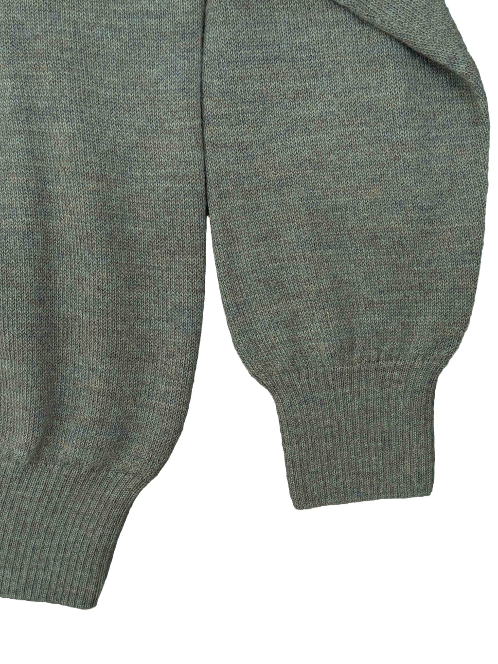2-Button Royal Alpaca Shawl Collar Sweater - Sky Grey Heather
