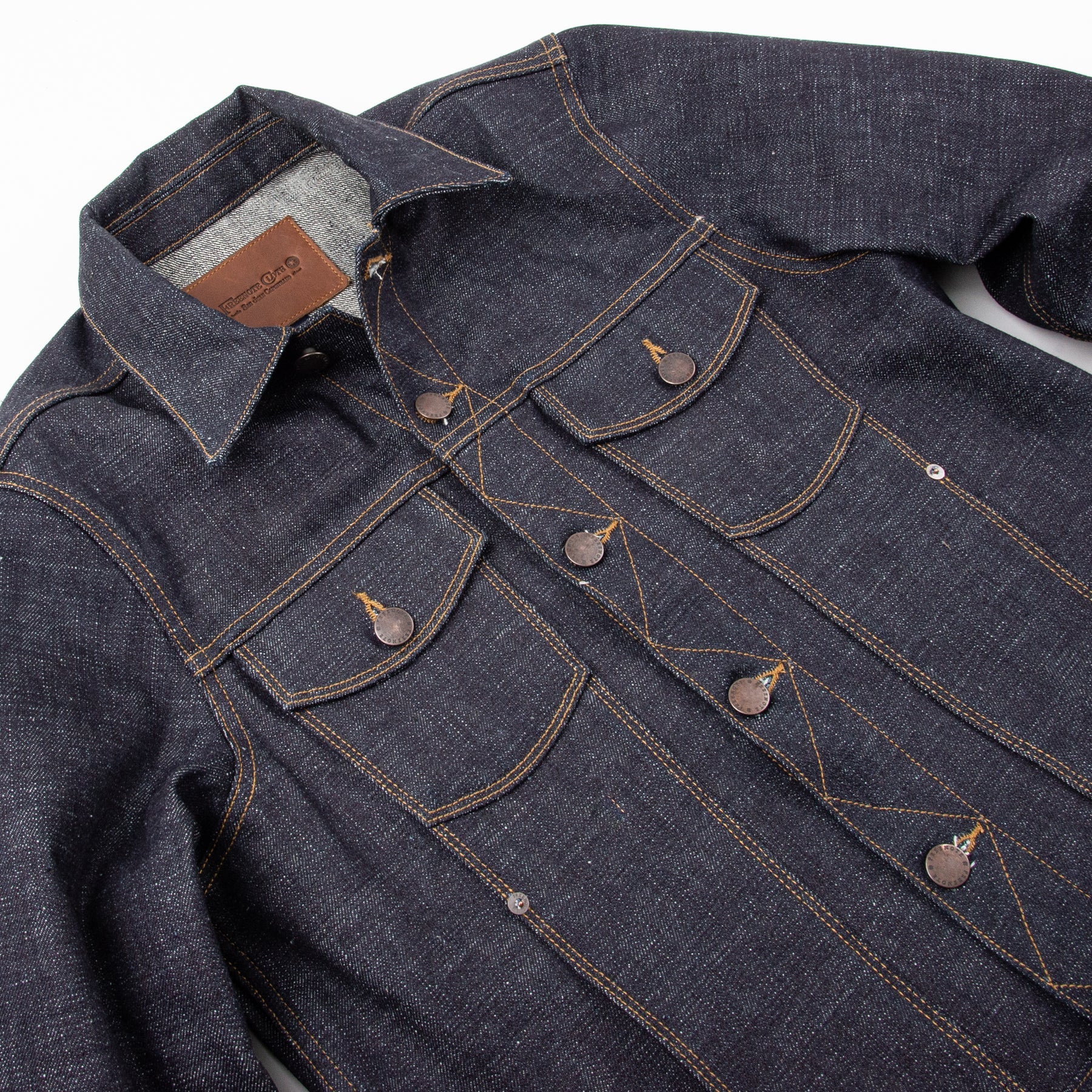 Freenote CD-1 Classic Denim Jacket - 17 Ounce Indigo Slub Denim