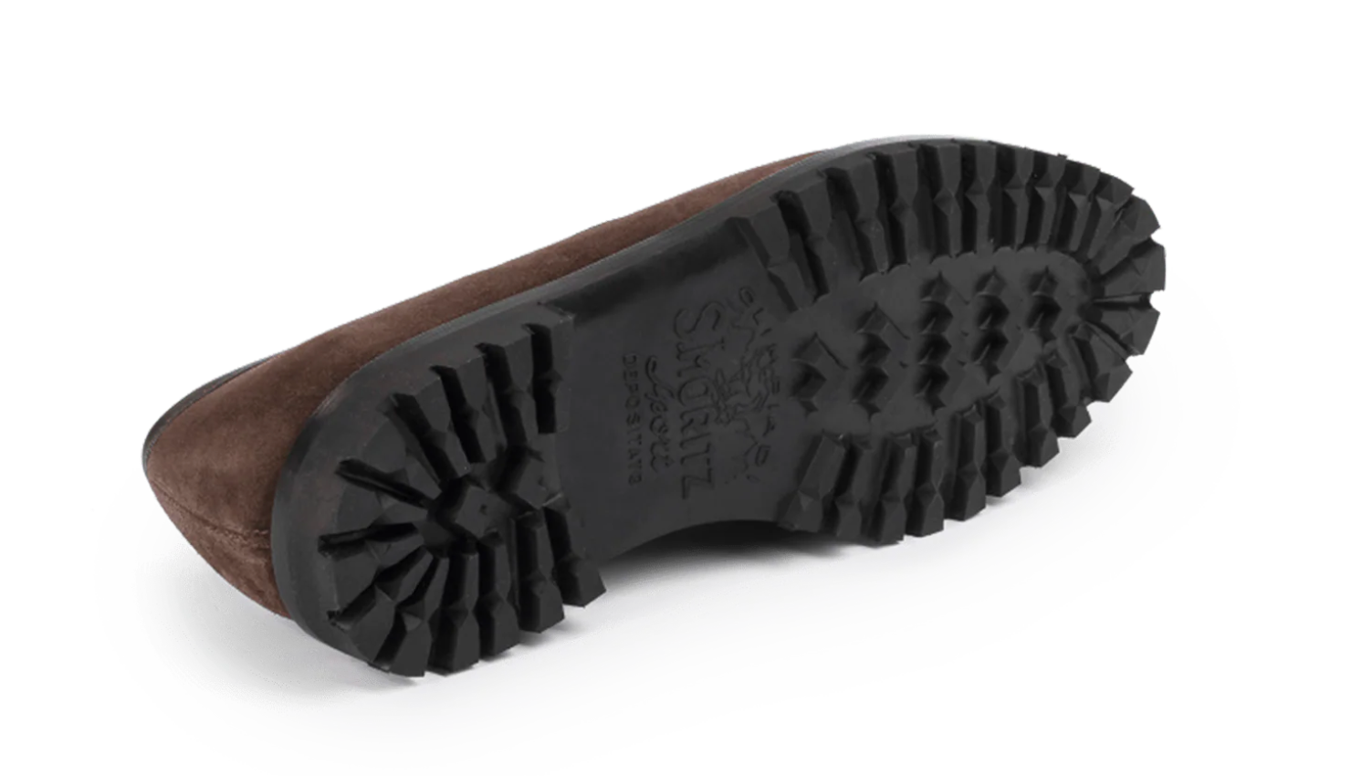 Varenne Lug Sole - Dark Brown Suede