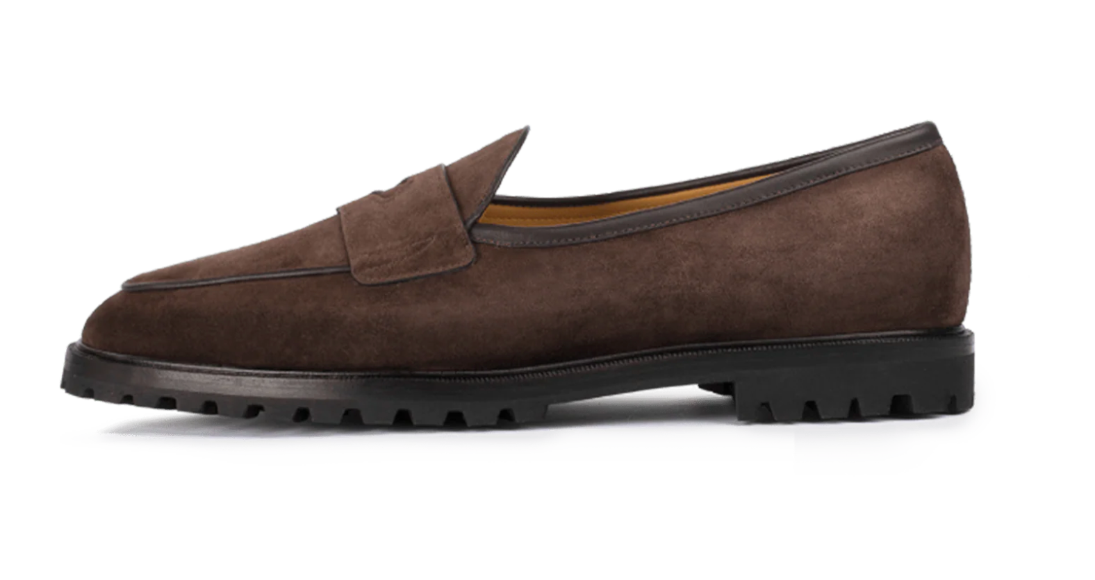 Varenne Lug Sole - Dark Brown Suede