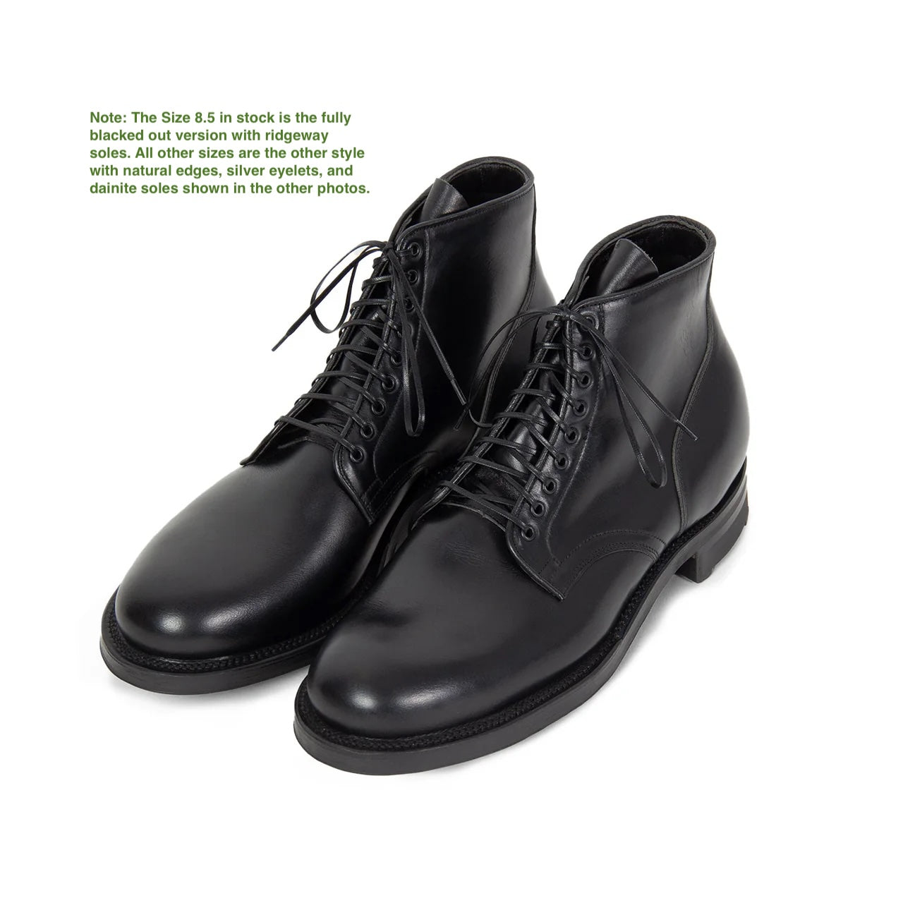 Viberg Service Boot 2030 in black Chromexcel leather, showcasing classic rugged footwear with sturdy construction and leather laces.
