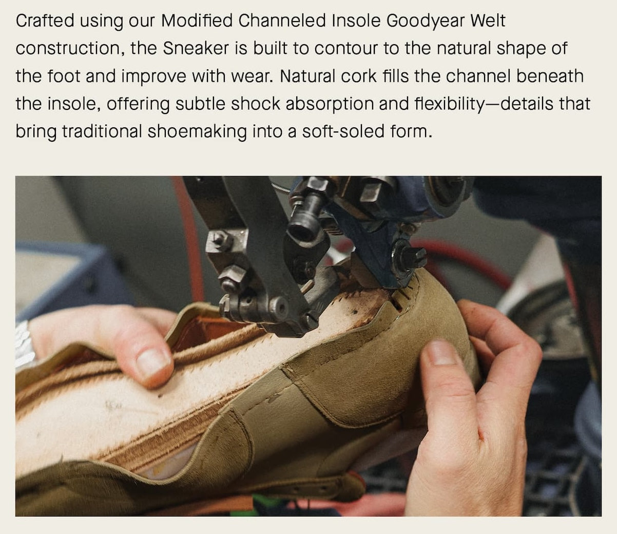 Viberg Bison Janus calf suede sneaker showing detailed construction and stitching on a neutral background.